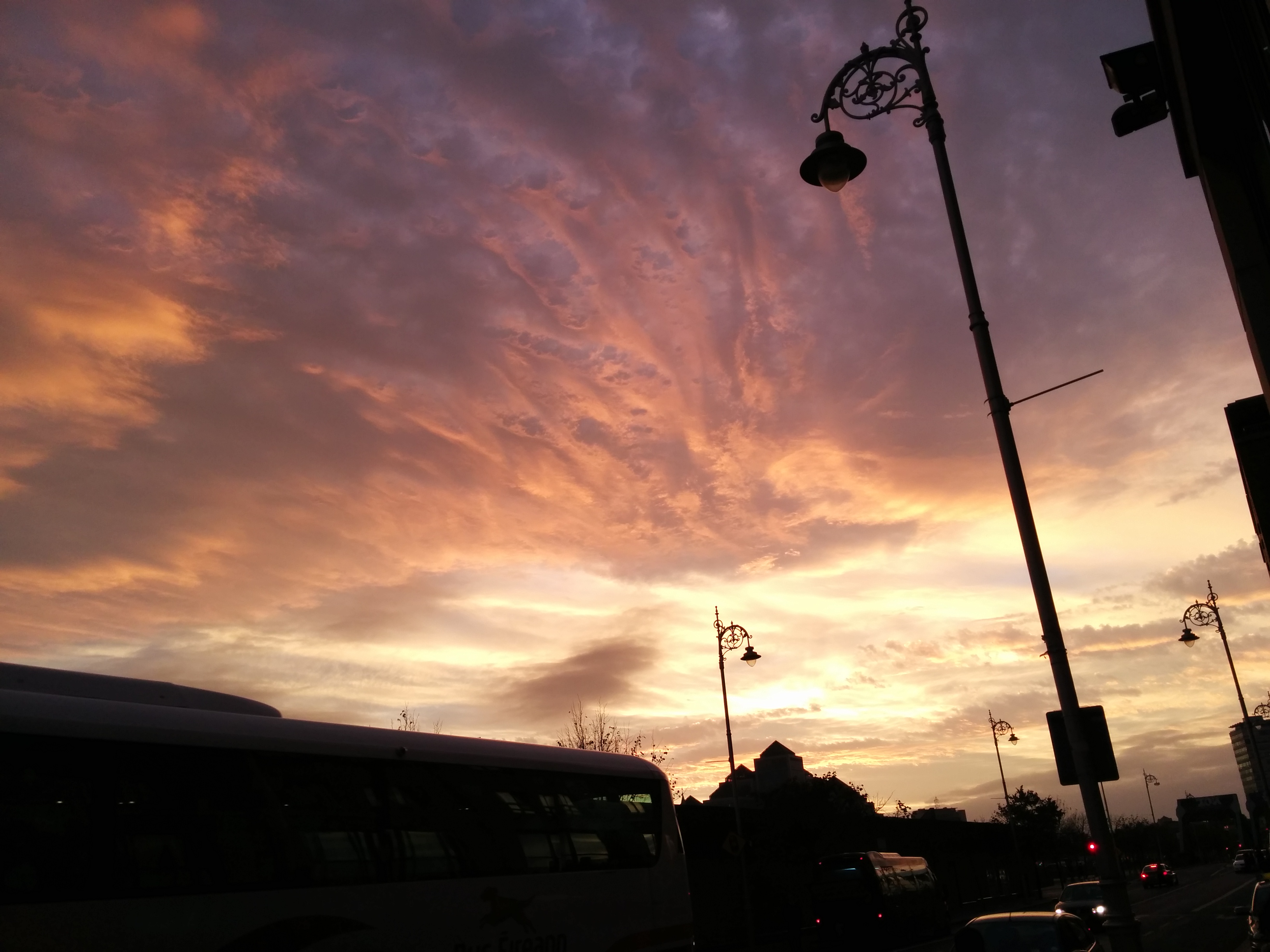 Sunset in Dublin