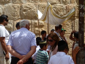 Bar Mitzvah outside Old City