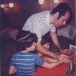 Chanukah at the Waikiki Hotel, Sunny Isles, Florida, 1980s.