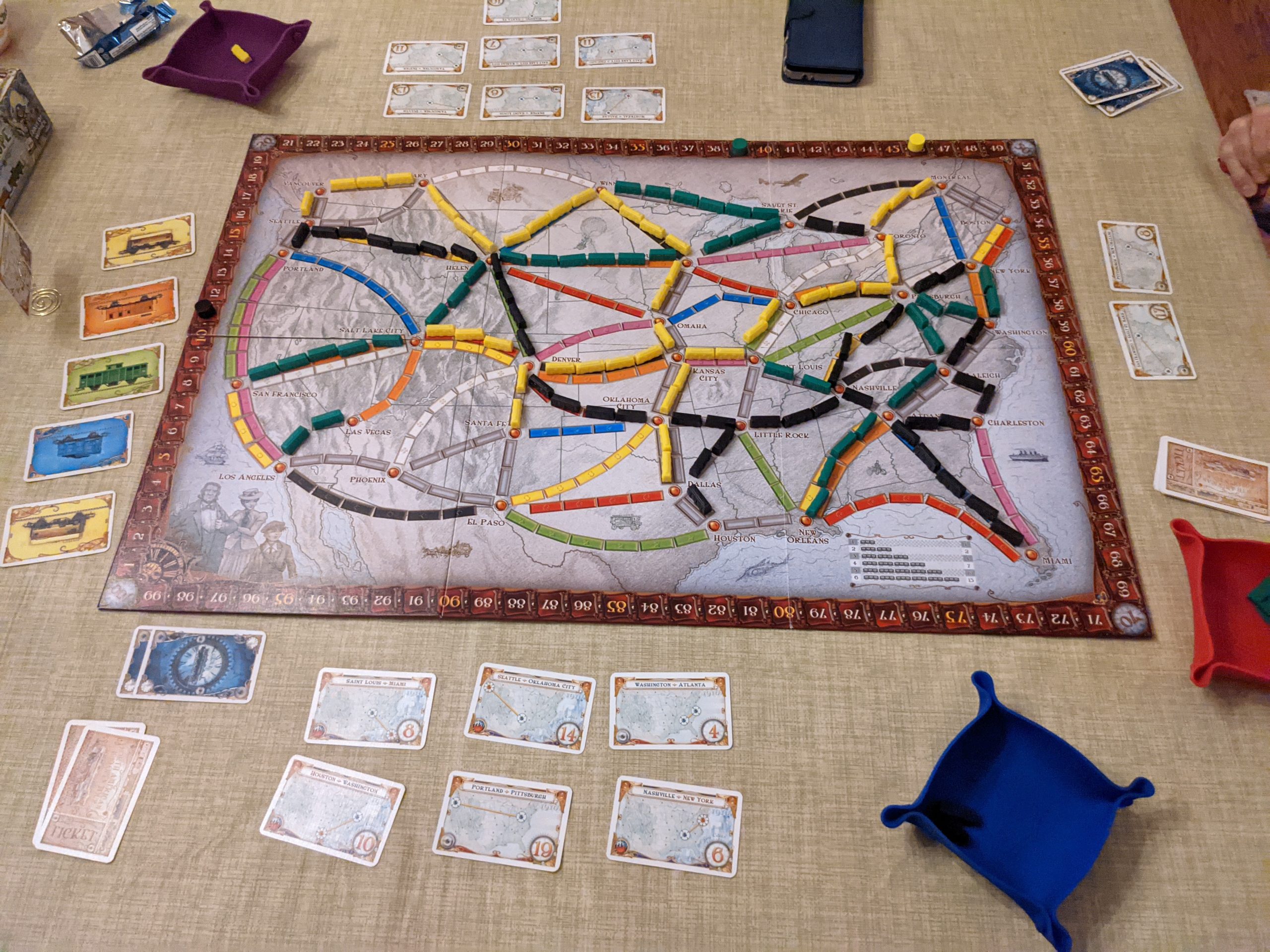 Played Ticket to Ride USA(1910)