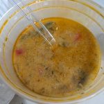 Reviewed Krudo Salmon Chowder (krudofish.com) Soup Du Jour Salmon Chowder with corn, red peppers, and fresh salmon ⭐⭐⭐⭐⭐